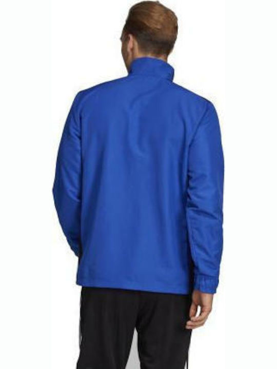 Adidas Regista 18 Men's Sweatshirt Jacket with Pockets Blue