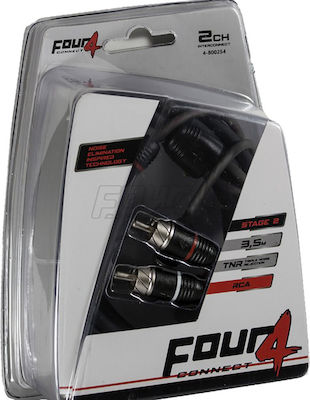 Four Connect Cable 2x RCA male - 2x RCA male 3.5m (4-800254)