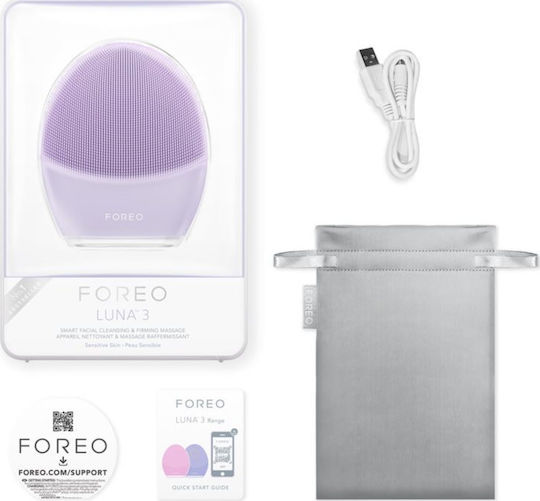 Foreo Luna 3 Sensitive skin Βούρτσα Καθαρισμού Προσώπου Lilac