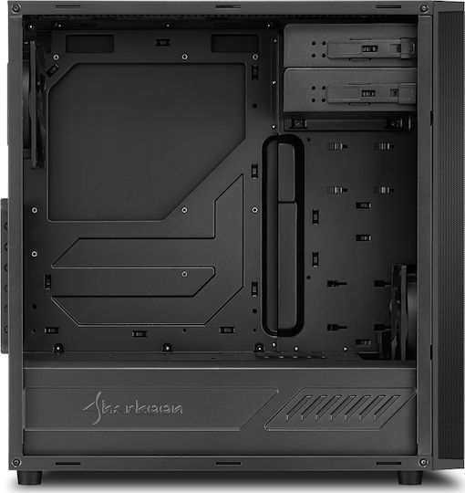 Sharkoon M25-V Midi Tower Κουτί Υπολογιστή Μαύρο