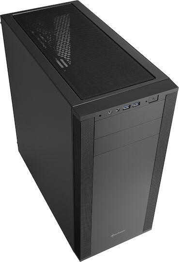 Sharkoon M25-V Midi Tower Κουτί Υπολογιστή Μαύρο