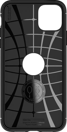Spigen Rugged Armor Back Cover Σιλικόνης 2mm Μαύρο (iPhone 11)
