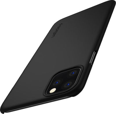 Spigen Thin Fit Umschlag Rückseite Silikon Schwarz (iPhone 11) 076CS27178