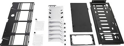 Fractal Design Define R6 Tempered Glass Midi Tower Κουτί Υπολογιστή με Πλαϊνό Παράθυρο Μαύρο