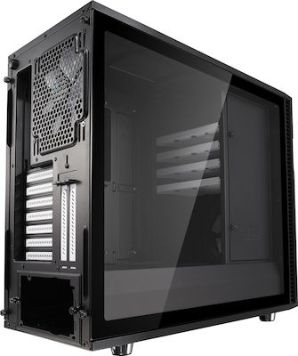 Fractal Design Define R6 Tempered Glass Midi Tower Κουτί Υπολογιστή με Πλαϊνό Παράθυρο Μαύρο