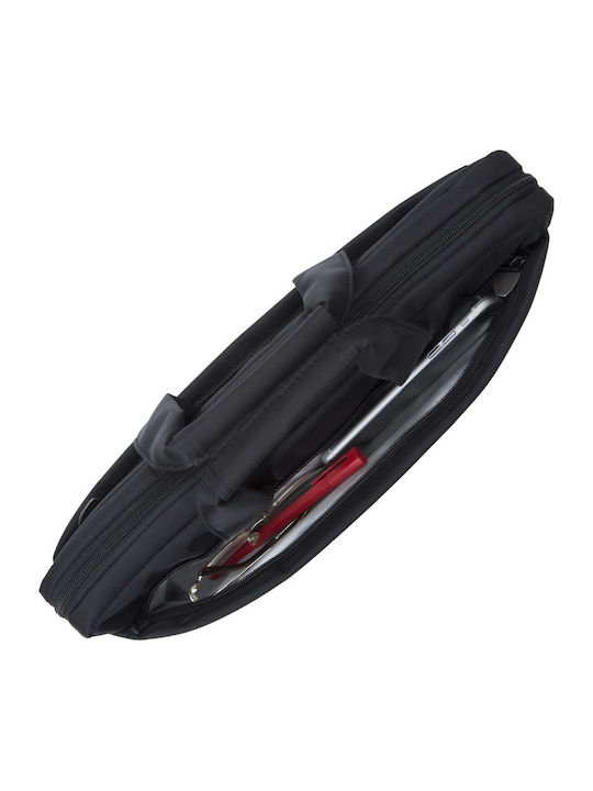 Rivacase Tiergarten 8630 Αδιάβροχη Τσάντα Ώμου / Χειρός για Laptop 15.6" σε Μαύρο χρώμα