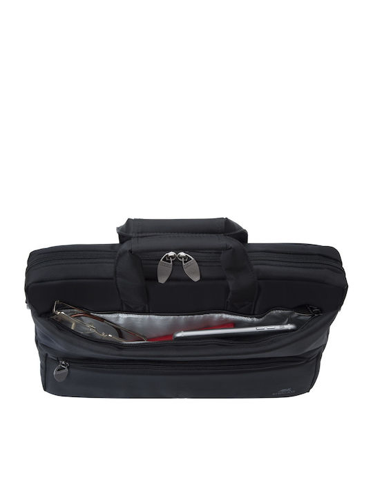 Rivacase Tiergarten 8630 Αδιάβροχη Τσάντα Ώμου / Χειρός για Laptop 15.6" σε Μαύρο χρώμα