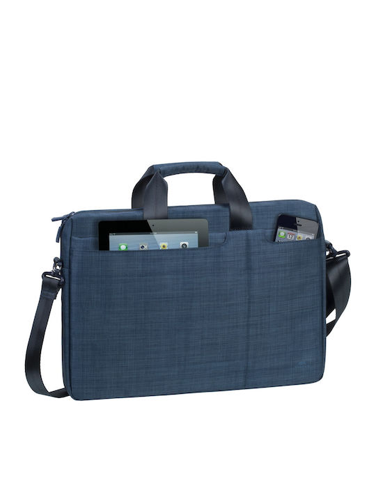 Rivacase Biscayne 8335 Τσάντα Ώμου / Χειρός για Laptop 15.6" σε Μπλε χρώμα