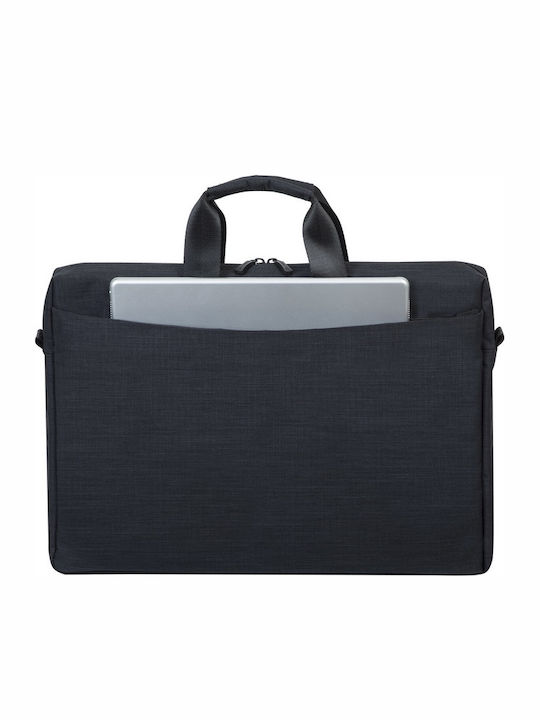 Rivacase Biscayne 8355 Τσάντα Ώμου / Χειρός για Laptop 17.3" σε Μαύρο χρώμα
