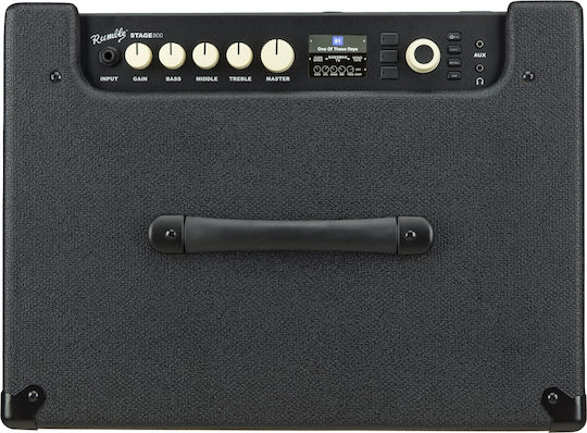 Fender Rumble Stage 800 Combo Amplifier for Electric Bass 2 x 10" 800W Black