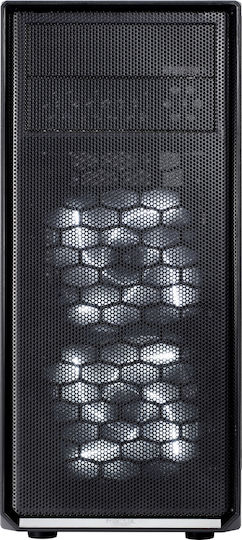 Fractal Design Focus G Геймърско Midi Tower Компютърна Кутия с Страничен Прозорец Черен