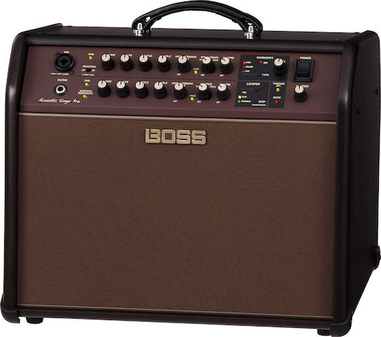 Boss Acoustic Singer Pro Combo Verstärker für akustische Instrumente 1 x 8" 120W Braun