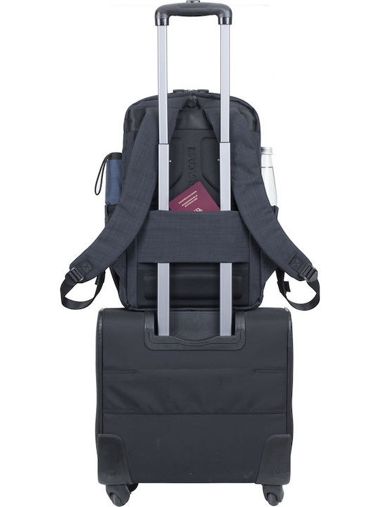 Rivacase Biscayne 8365 Τσάντα Πλάτης για Laptop 17.3" με Θύρα USB σε Μαύρο χρώμα