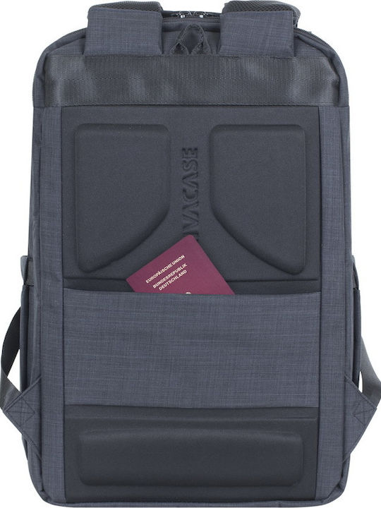 Rivacase Biscayne 8365 Τσάντα Πλάτης για Laptop 17.3" με Θύρα USB σε Μαύρο χρώμα