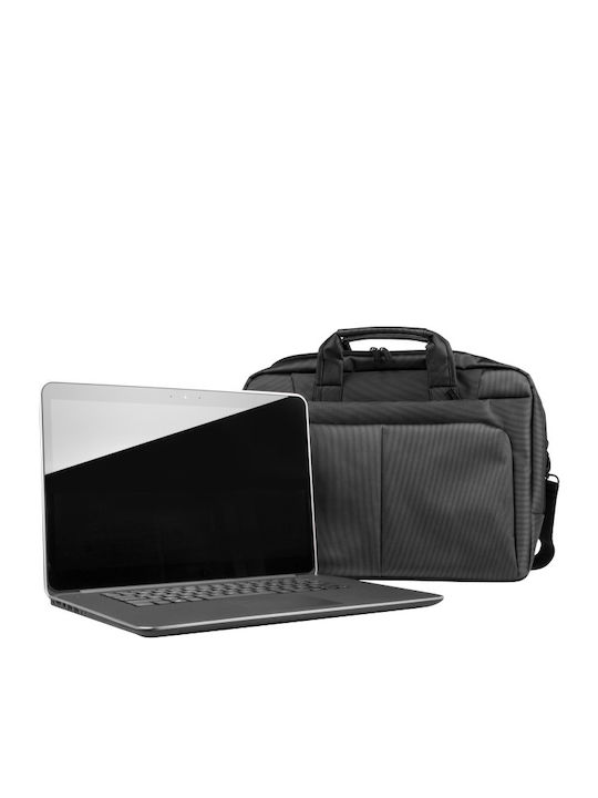 Natec Gazelle Αδιάβροχη Τσάντα Ώμου / Χειρός για Laptop 14" σε Μαύρο χρώμα