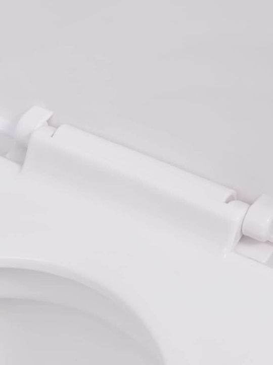 vidaXL Λεκάνη Κρεμαστή με Καζανάκι με Κάλυμμα Soft Close Λευκή