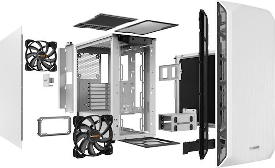 Be Quiet Pure Base 500 Midi Tower Компютърна Кутия Бяла