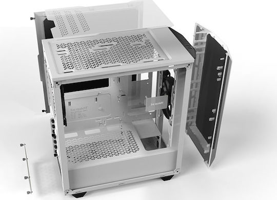 Be Quiet Pure Base 500 Midi Tower Компютърна Кутия Бяла
