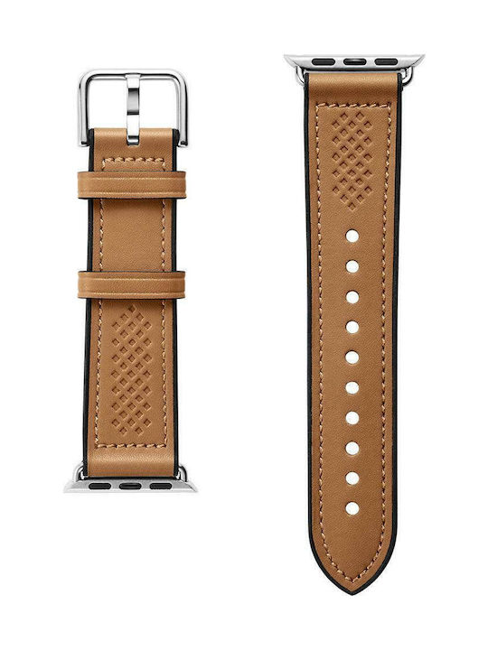 Spigen Retro Fit Λουράκι Δερματίνης Καφέ (Apple Watch 38/40mm)