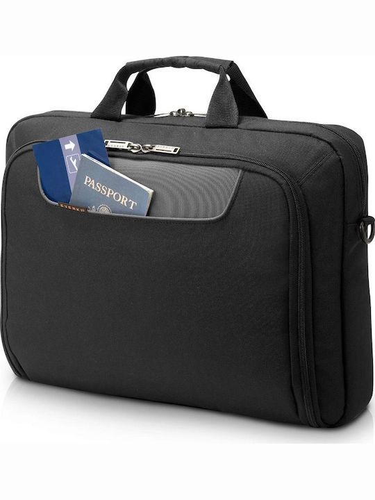 Everki Advanced Tasche Schulter / Handheld für Laptop 16" in Schwarz Farbe