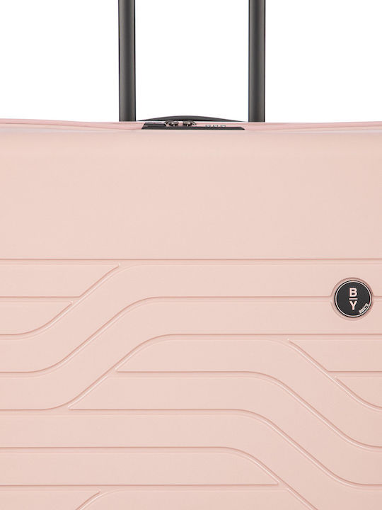 Bric's Milano Ulisse Große Hart Reisekoffer Rosa mit 4 Räder Höhe 79cm