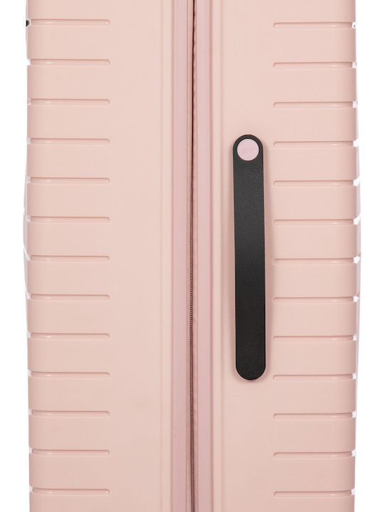 Bric's Milano Ulisse Große Hart Reisekoffer Rosa mit 4 Räder Höhe 79cm