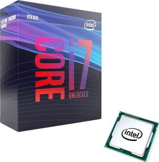 Intel Core i7-9700K 3.6GHz Επεξεργαστής 8 Πυρήνων για Socket 1151 rev 2 σε Κουτί