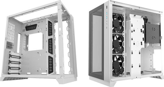 Lian Li PC-O11 Dynamic Gaming Midi Tower Κουτί Υπολογιστή με Πλαϊνό Παράθυρο Λευκό