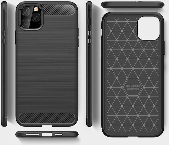Hurtel Back Cover Σιλικόνης Μαύρο (iPhone 11)