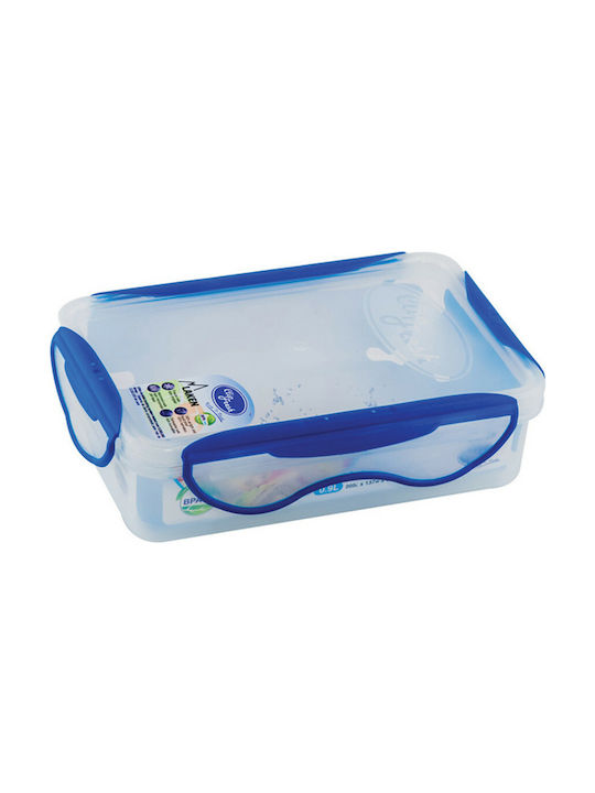 Laken Microwave Plastic Lunch Box Clip Fresh Blue 1100ml