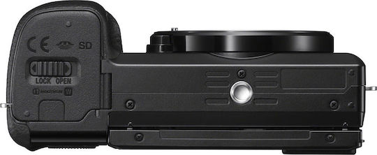 Sony α6100 Mirrorless Φωτογραφική Μηχανή Body Μαύρη