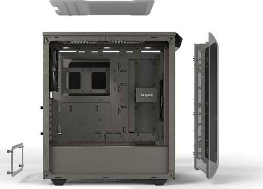 Be Quiet Pure Base 500 Midi Tower Κουτί Υπολογιστή Metallic Gray