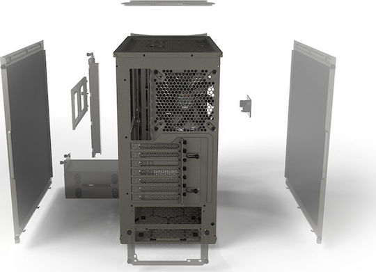 Be Quiet Pure Base 500 Midi Tower Κουτί Υπολογιστή Metallic Gray