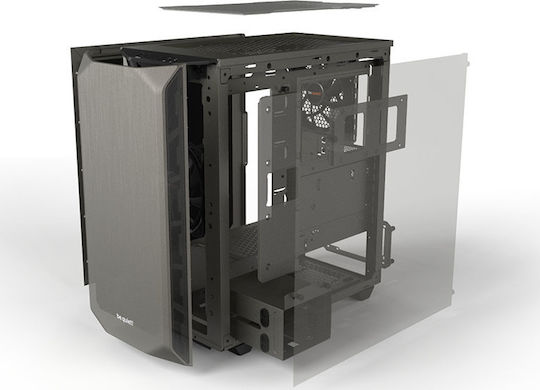 Be Quiet Pure Base 500 Midi Tower Κουτί Υπολογιστή Metallic Gray