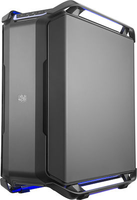 CoolerMaster Cosmos C700P Gaming Full Tower Κουτί Υπολογιστή με Πλαϊνό Παράθυρο και RGB Φωτισμό Μαύρο