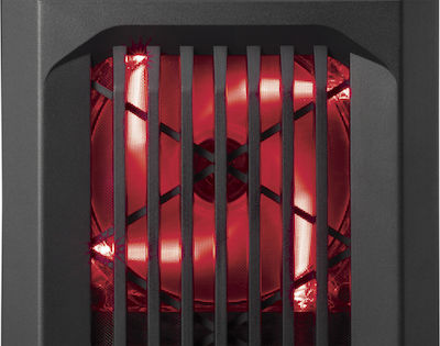 Corsair Carbide Spec-01 Gaming Midi Tower Κουτί Υπολογιστή με Πλαϊνό Παράθυρο Red LED