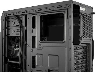 Corsair Carbide Spec-01 Gaming Midi Tower Κουτί Υπολογιστή με Πλαϊνό Παράθυρο Red LED