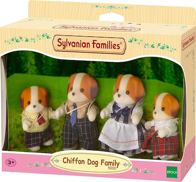 Epoch Toys Miniature Toy Chiffon Dog Family Sylvanian Families for 3+ Years 20cm. (Various Designs/Assortments of Designs) 1pc