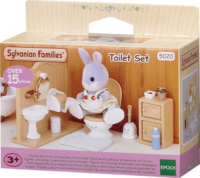 Epoch Toys Παιχνίδι Μινιατούρα Sylvanian Families Toilet Set για 3+ Ετών