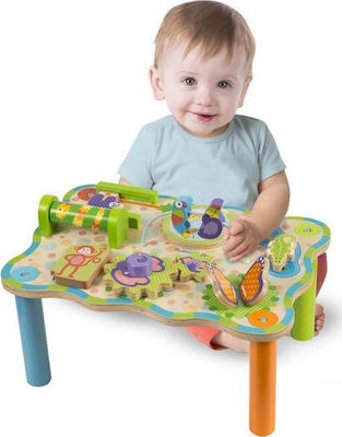 Melissa & Doug Activity Table Jungle made of Wood for 12++ Months