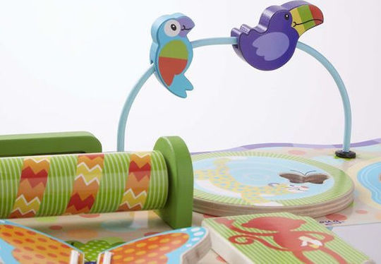 Melissa & Doug Activity Table Jungle made of Wood for 12++ Months