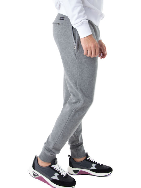 Sweatpants with Elastic Dark Grey Melange