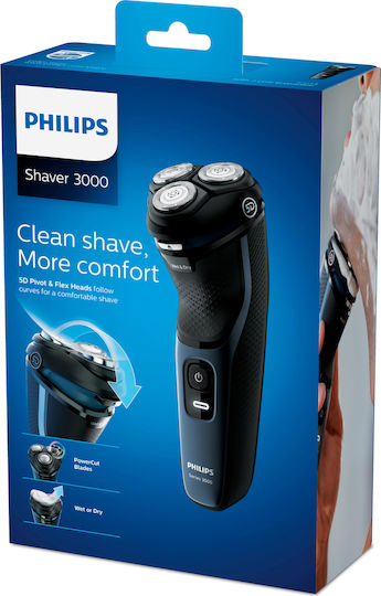 Philips Series 3000 S3134/51 Drehend Elektrorasierer Gesicht Wiederaufladbar