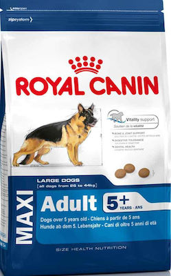 Royal Canin Maxi Adult 5+ 4kg Hrană Uscată pentru Câini Adulți de Rase Mari cu Porumb, Orez și Pui