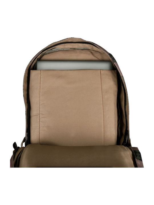 NOD Camo Τσάντα Πλάτης για Laptop 15.6" με Θύρα USB σε Πράσινο χρώμα
