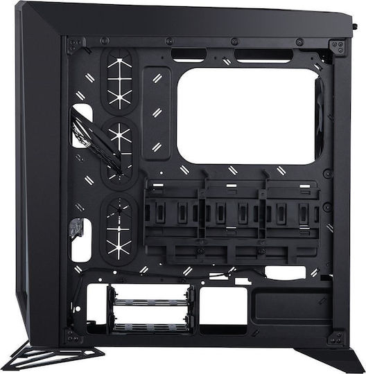 Corsair Carbide Series Spec-Omega RGB Tempered Glass Gaming Midi Tower Κουτί Υπολογιστή με Πλαϊνό Παράθυρο Λευκό