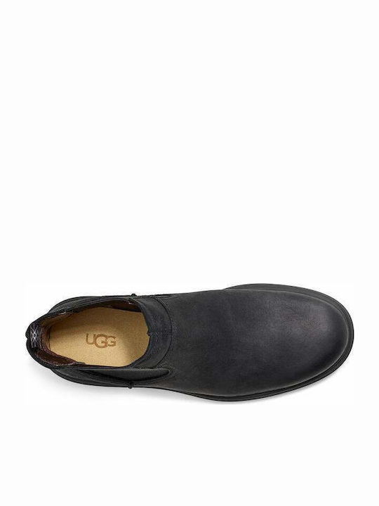 Biltmore Leather Black Chelsea Boots Waterproof