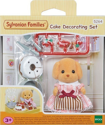 Epoch Toys Miniature Toy Cake Decorating Set Sylvanian Families for 3+ Years (Various Designs/Assortments of Designs) 1pc