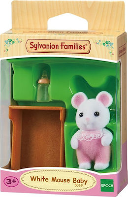 Epoch Toys Παιχνίδι Μινιατούρα Sylvanian Families White Mouse Baby για 3+ Ετών