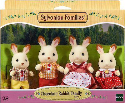 Epoch Toys Miniature Toy Chocolate Rabbit Family Sylvanian Families for 3+ Years (Various Designs/Assortments of Designs) 1pc